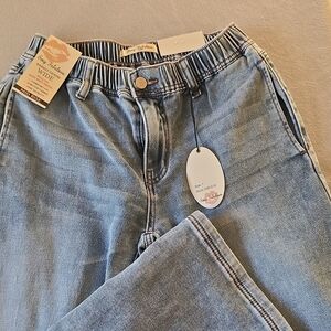 Blue Wide Leg Jeans